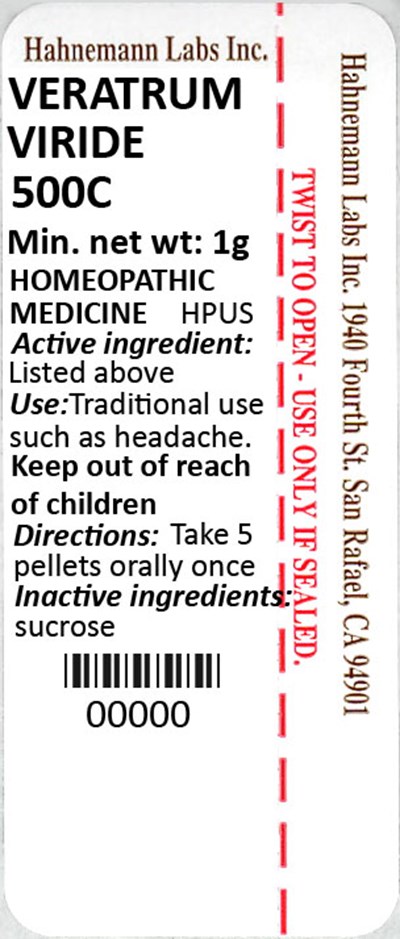 Veratrum Viride 500C 1g - Veratrum Viride 500C 1g